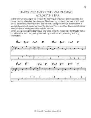 Rhythm changes in 12 keys jazz bass lines walking bass lines bass tab ISBN9780982957035 c